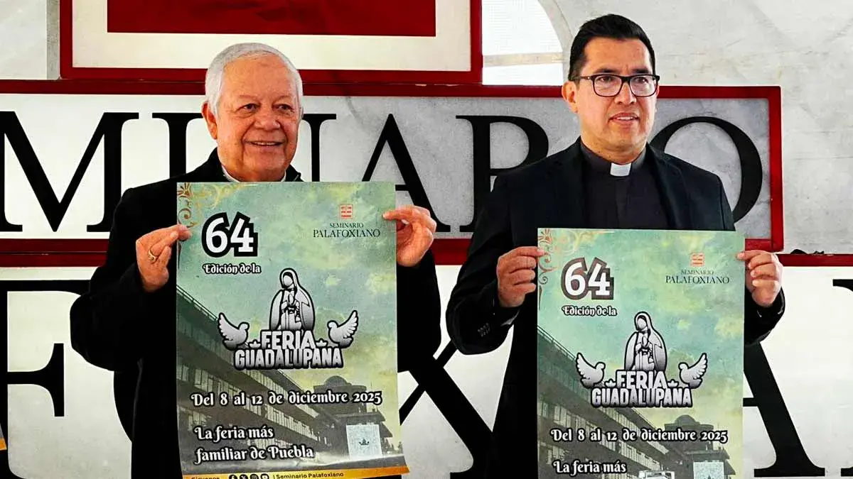 Puebla espera 150 mil feligreses en la Feria Guadalupana 2025 del Seminario Palafoxiano
