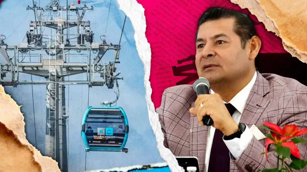 Alejandro Armenta anuncia inversión de seis mil mdp en cablebús de Puebla