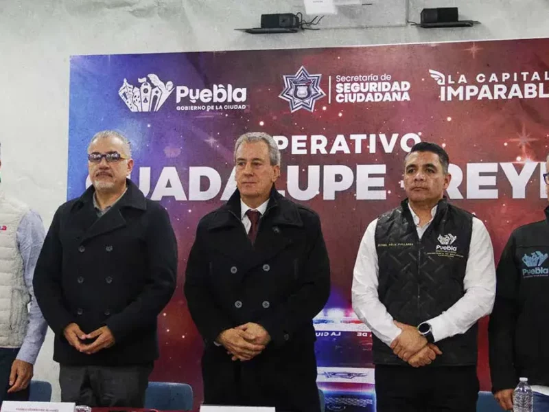SSC Puebla arranca Operativo Guadalupe-Reyes con 500 policías hasta el 6 de enero de 2026