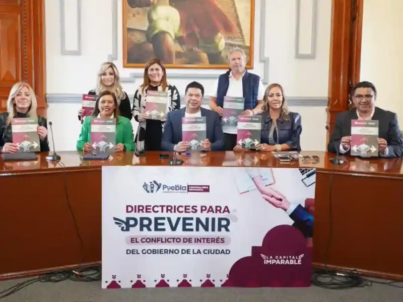Presenta Gobierno de la Ciudad directrices para Prevenir el Conflicto de Interés en el Ayuntamiento de Puebla