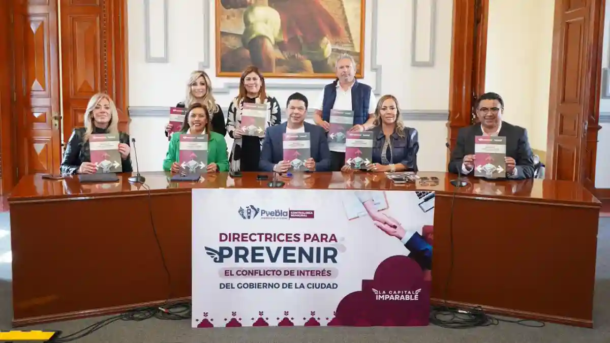 Presenta Gobierno de la Ciudad directrices para Prevenir el Conflicto de Interés en el Ayuntamiento de Puebla