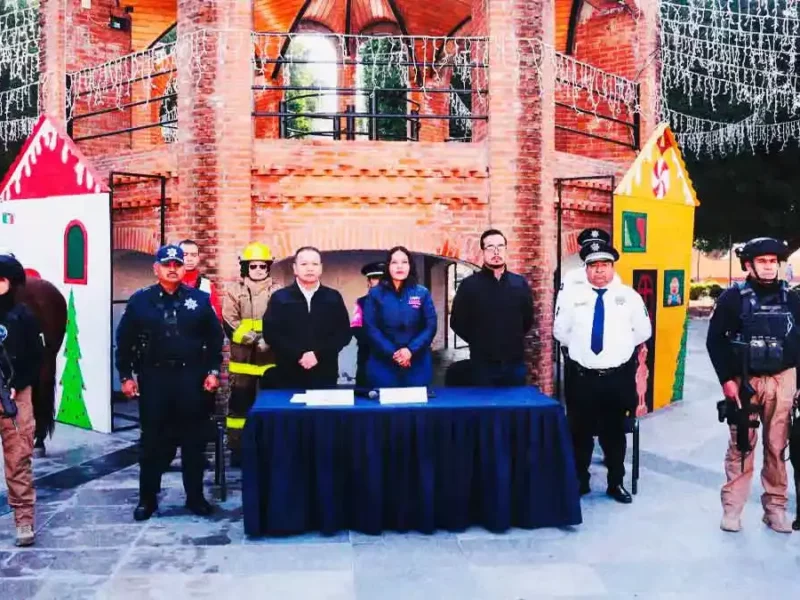 Inicia operativo de Seguridad Guadalupe - Reyes en San Andrés Cholula