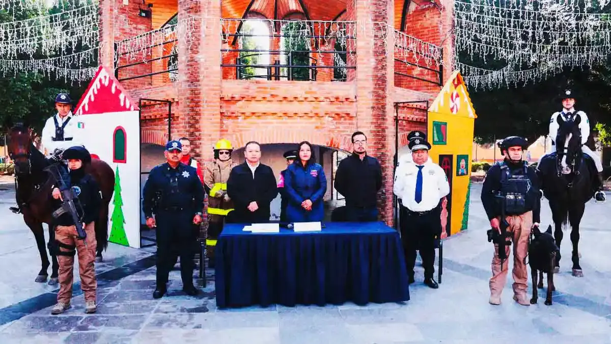Inicia operativo de Seguridad Guadalupe - Reyes en San Andrés Cholula