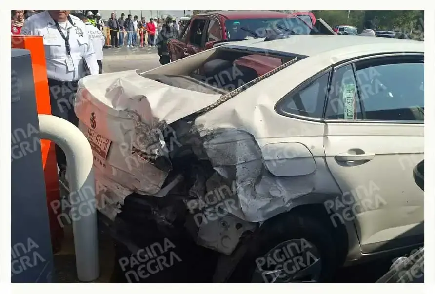 Mujer murió atropellada en choque múltiple en la entrada de Vía San Ángel, Puebla