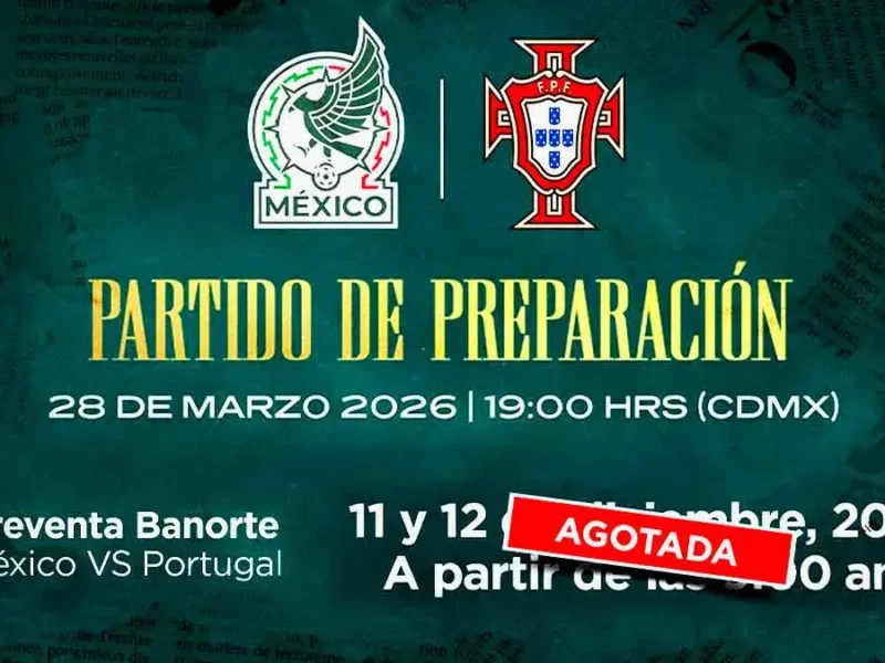 Boletos agotados en la preventa para el partido de México vs Portugal