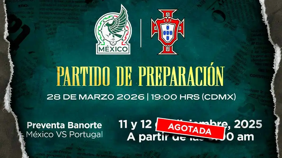 Boletos agotados en la preventa para el partido de México vs Portugal