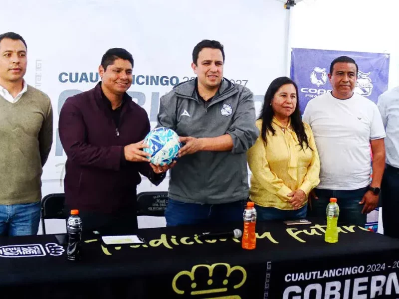 Cuautlancingo será sede de torneo infantil y juvenil “Copa Franja” de fútbol
