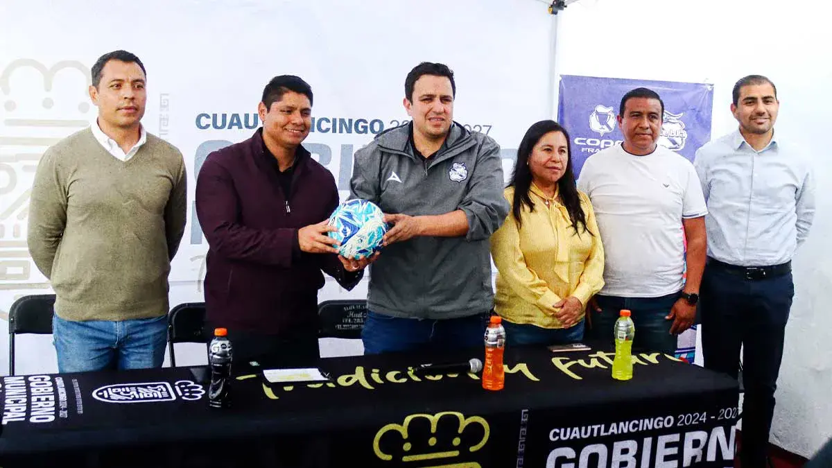 Cuautlancingo será sede de torneo infantil y juvenil “Copa Franja” de fútbol