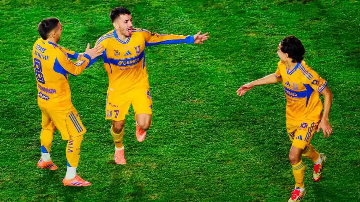 Tigres vence 1-0 a Toluca en la final de ida del Apertura 2025 