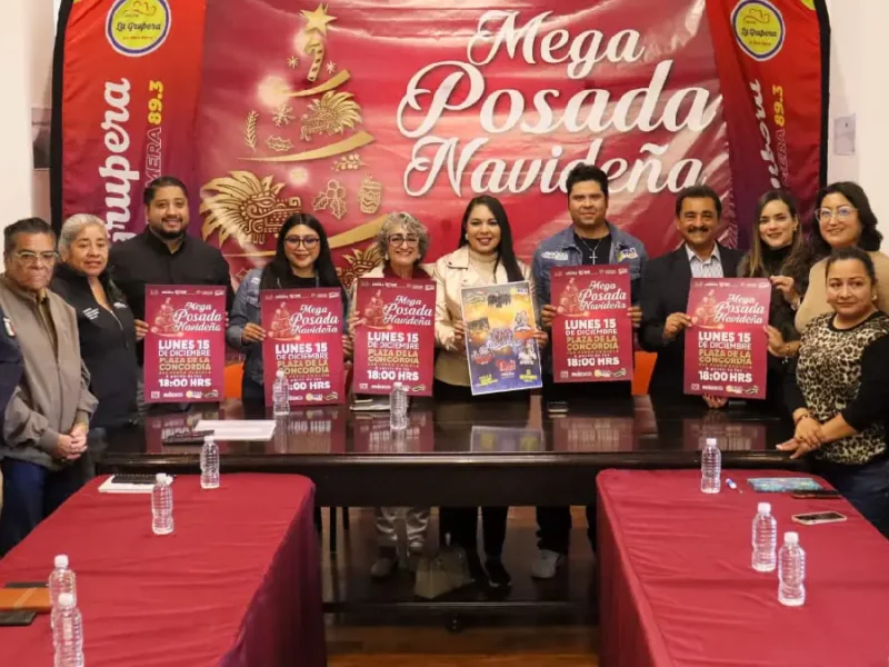 Tonantzin Fernández presentó la Mega Posada Navideña de San Pedro Cholula