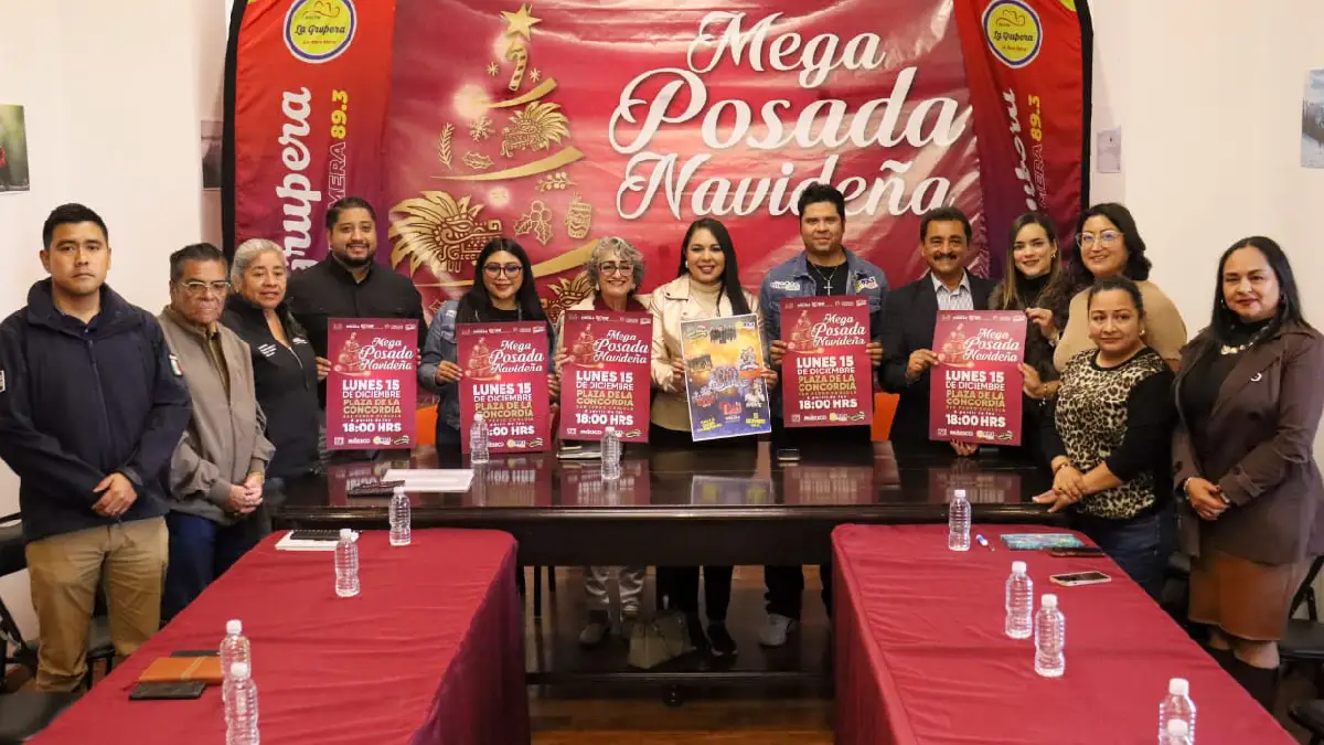 Tonantzin Fernández presentó la Mega Posada Navideña de San Pedro Cholula