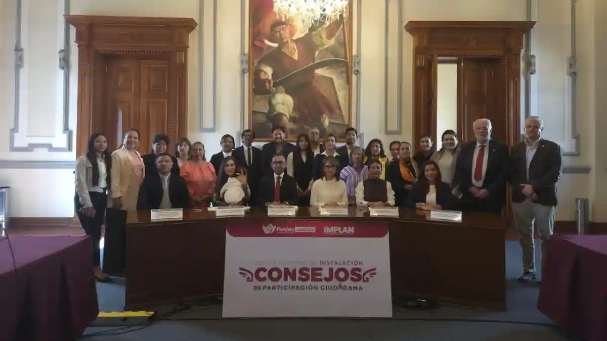 Instalan Consejo de Participación Ciudadana de Seguridad Pública en el Municipio de Puebla