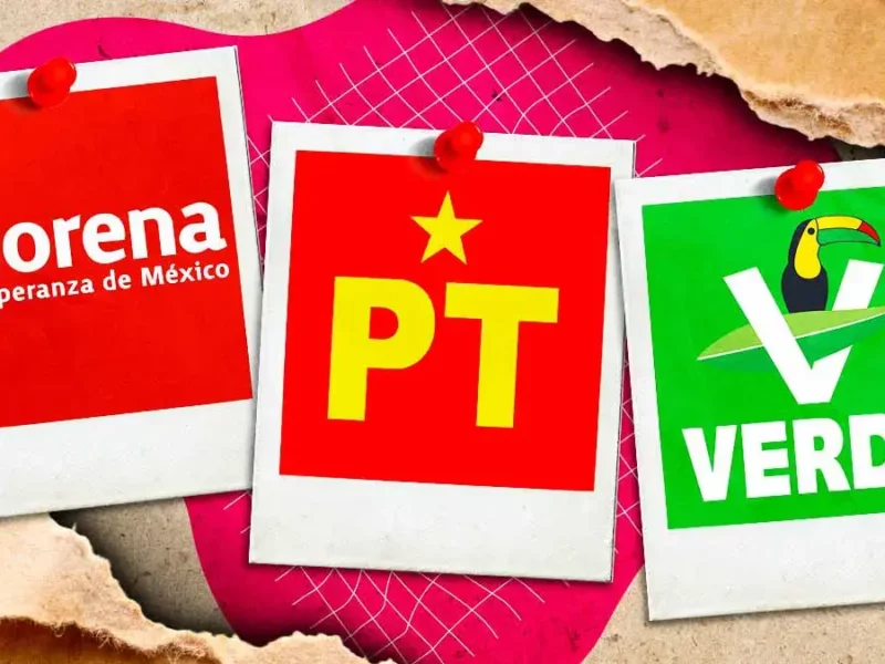 Morena, PT y PVEM mantendrán coalición rumbo al 2027 en Puebla