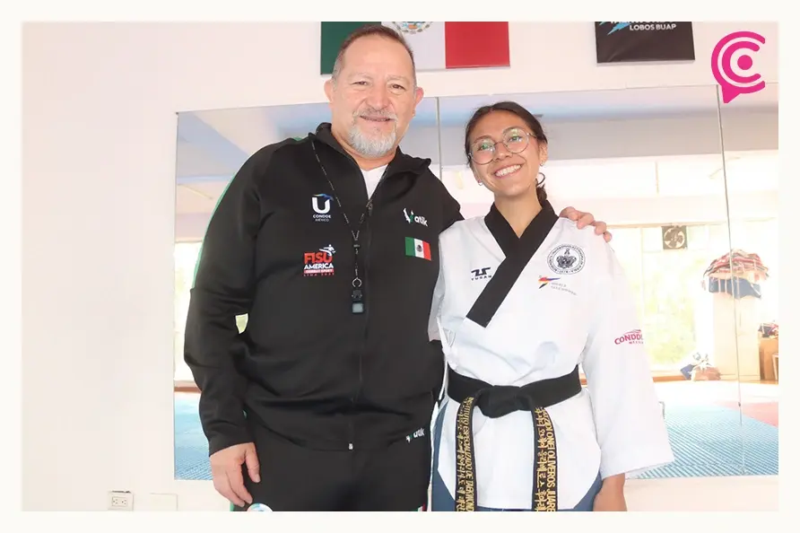 Jatzidi Oliveros, atleta de la BUAP conquista medallas de bronce en competencia internacional de taekwondo  