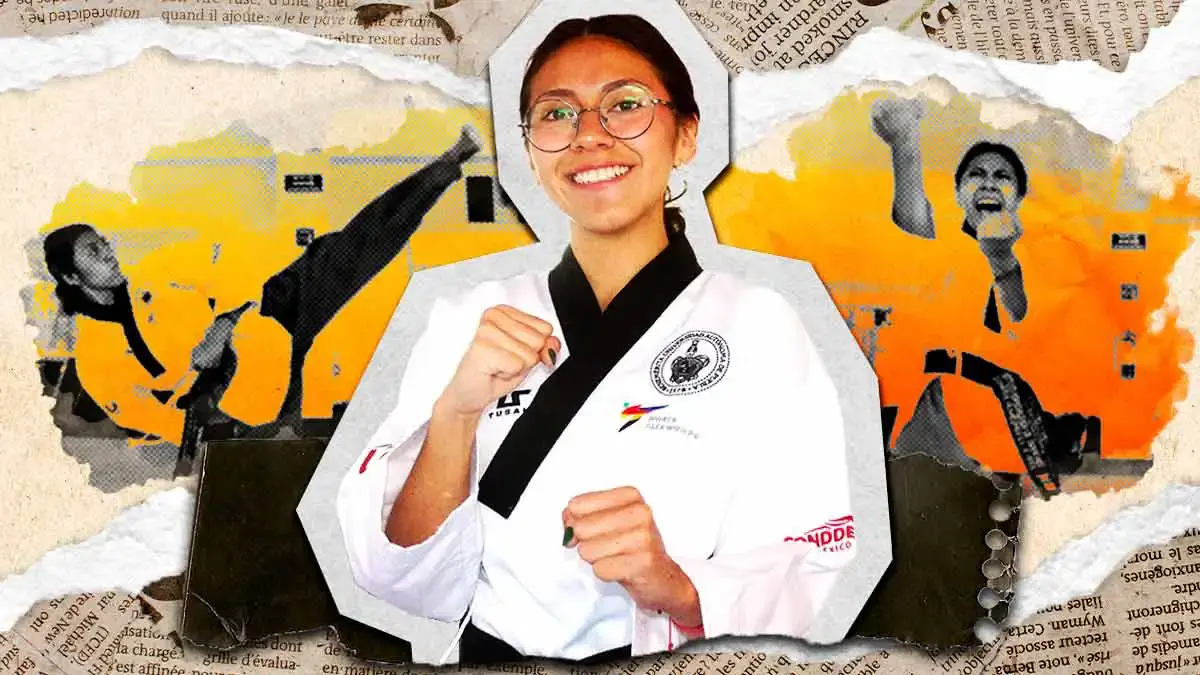 Jatzidi Oliveros, atleta de la BUAP conquista medallas de bronce en competencia internacional de taekwondo  