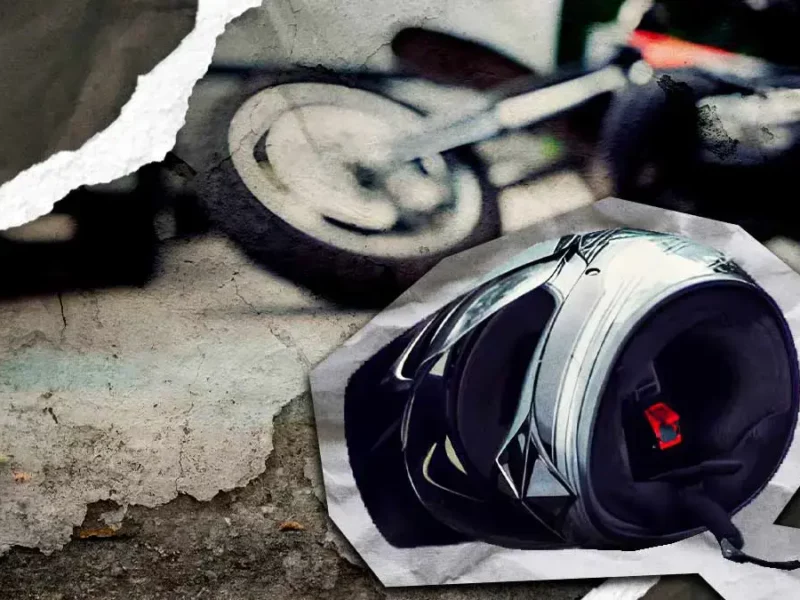 Motociclista murió tras derrapar en Playas del Sur, Puebla