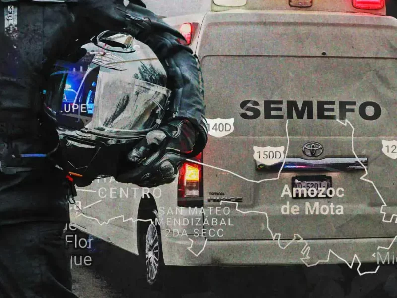 Motociclista murió tras derrapar en Amozoc, Puebla