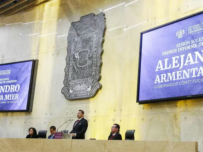 Segob ratificó alianza con Puebla durante Primer Informe de Alejandro Armenta, destacan medios nacionales