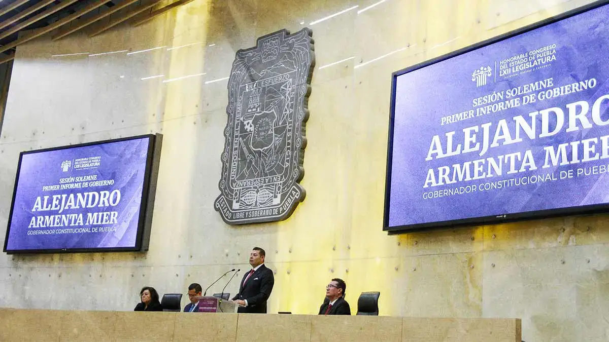 Segob ratificó alianza con Puebla durante Primer Informe de Alejandro Armenta, destacan medios nacionales