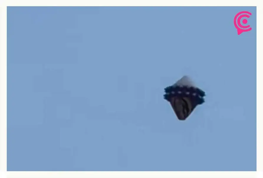 Supuesto ovni en Puebla causa revuelo; descubren que era un globo guadalupano