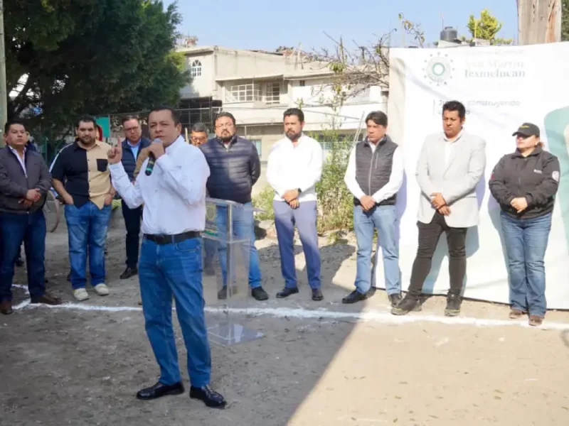 Inician autoridades federales, estatales y municipales construcción del colector sanitario en Texmelucan