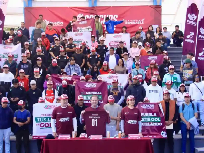 Puebla será el primer municipio del país en rehabilitar espacios deportivos con programa “Canchas x Latas”