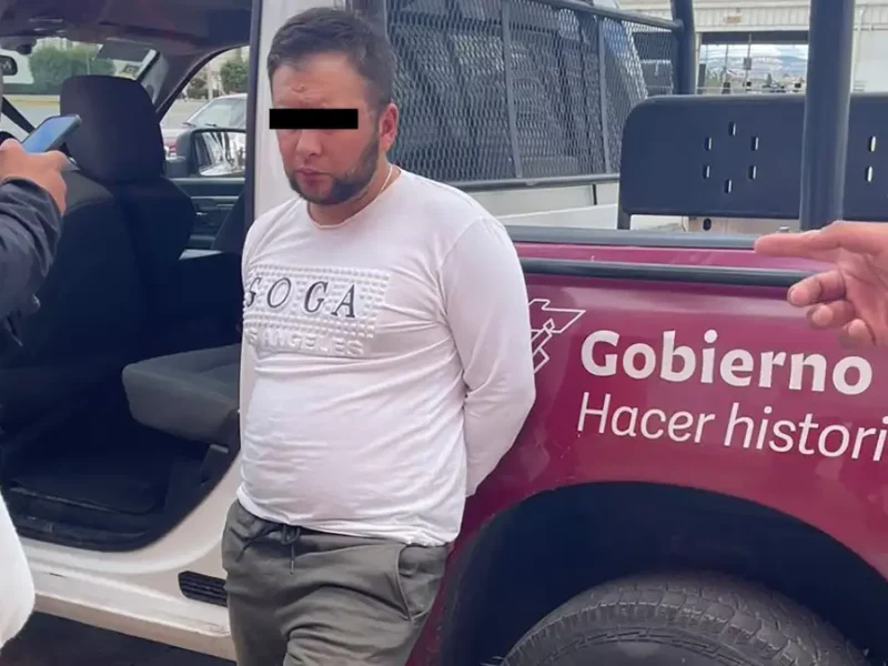 Detienen policía estatal y municipal a presunto asaltante de cuentahabiente en Texmelucan
