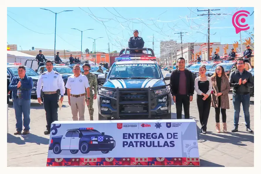 Huejotzingo refuerza la seguridad con 17 nuevas patrullas