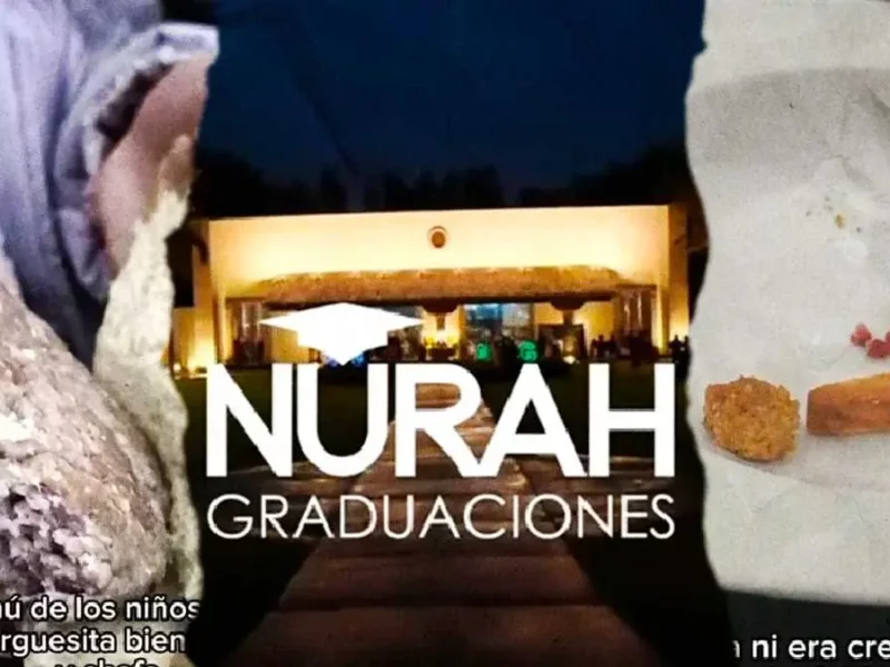 Comida cruda y brindis cancelado en graduación de alumnos BUAP por culpa de banquetera Nurah