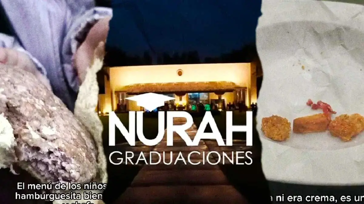 Comida cruda y brindis cancelado en graduación de alumnos BUAP por culpa de banquetera Nurah