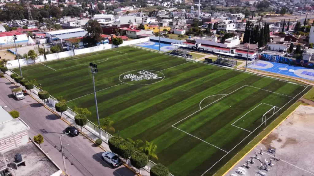 Nueva imagen para el Complejo Deportivo Emiliano Zapata en San Andrés Cholula