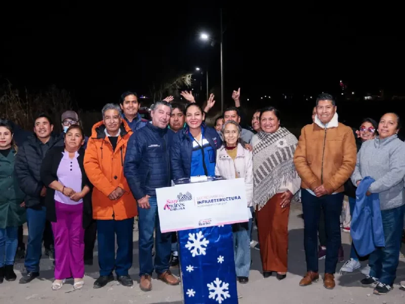 Fortalece San Andrés Cholula infraestructura eléctrica en San Luis Tehuiloyocan