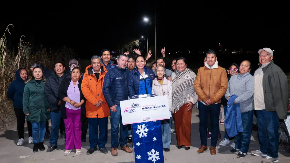 Fortalece San Andrés Cholula infraestructura eléctrica en San Luis Tehuiloyocan