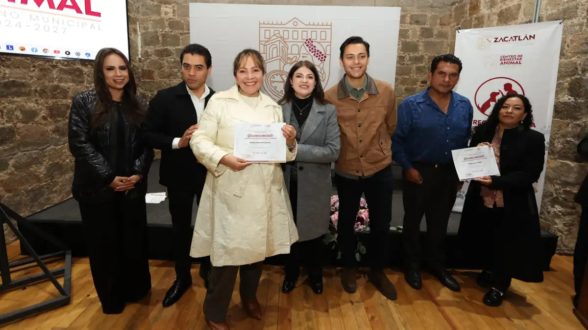 Sandy y Gonzalo de Amigarras, los galardonados al Bienestar Animal 2025 en Zacatlán