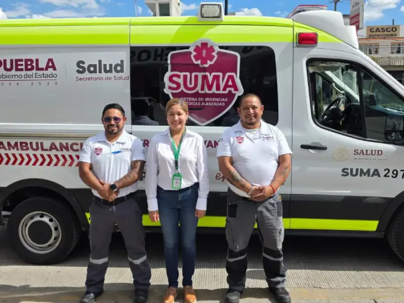 Texmelucan recibió ambulancia, resultado del convenio de colaboración con SUMA y Gobierno del Estado de Puebla