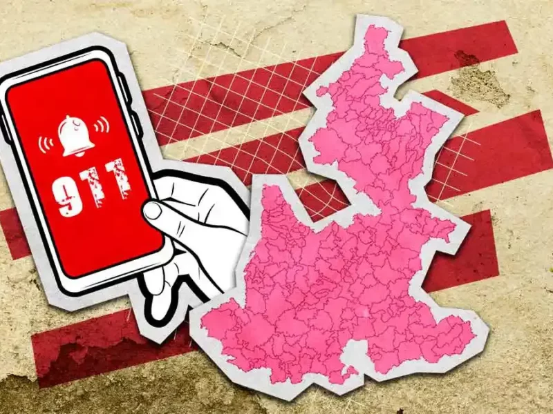 Puebla enfrenta 76% de llamadas falsas al 911 en diciembre 2025 