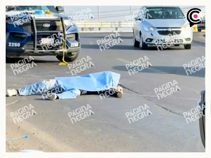 Motociclista murió en percance vehicular sobre el Periférico de Puebla en Coronango