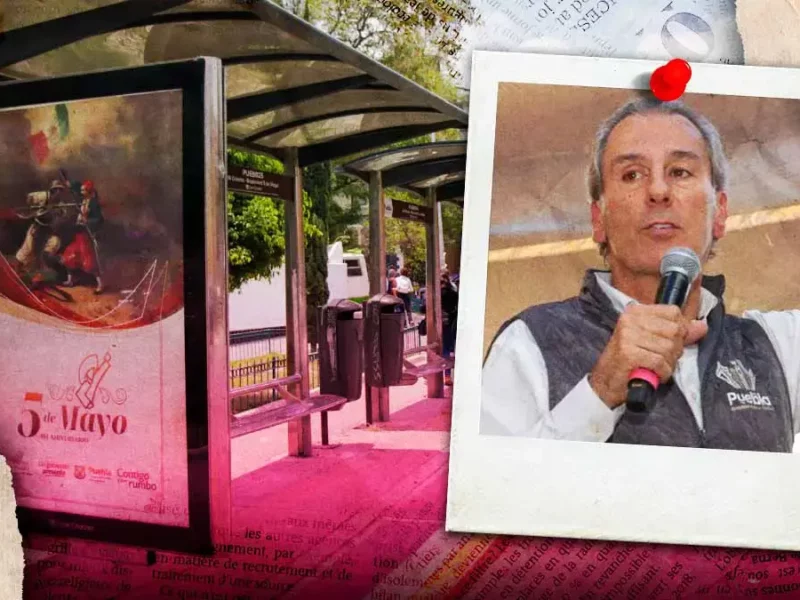 Pepe Chedraui presenta modelo de parabuses con videovigilancia y botones de pánico en Puebla