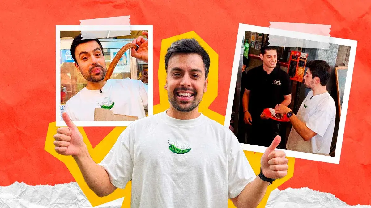Alex Serrano recorre Puebla y graba contenido gastronómico