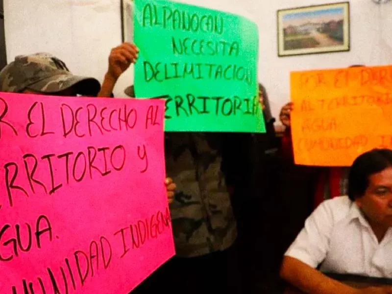 Pobladores de San Antonio Alpanocan acusan irrupción militar para cierre de zanjas de riego