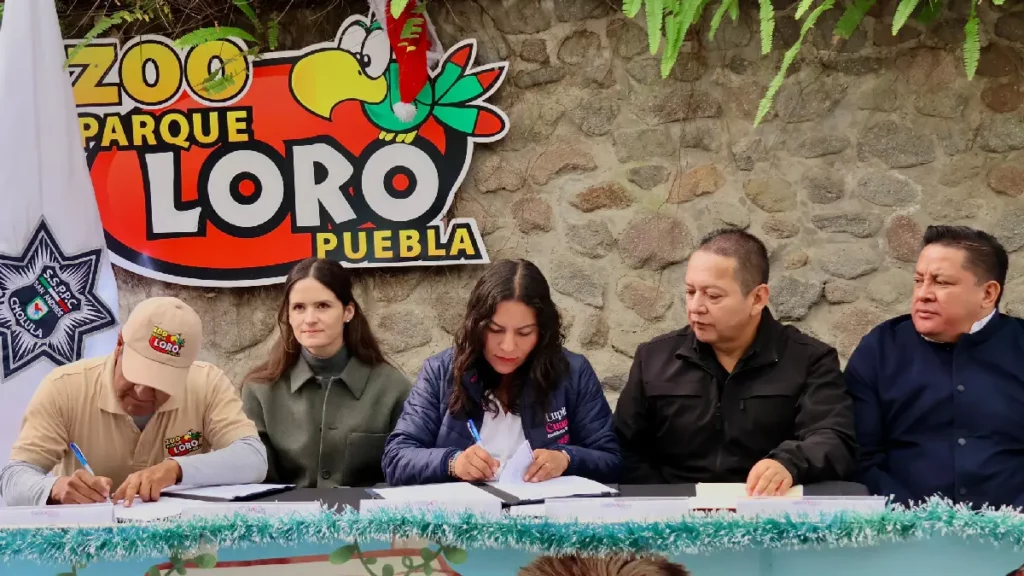 Fortalece San Andrés Cholula atención de emergencias mediante convenio con Parque Loro Puebla