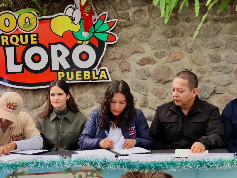 Fortalece San Andrés Cholula atención de emergencias mediante convenio con Parque Loro Puebla