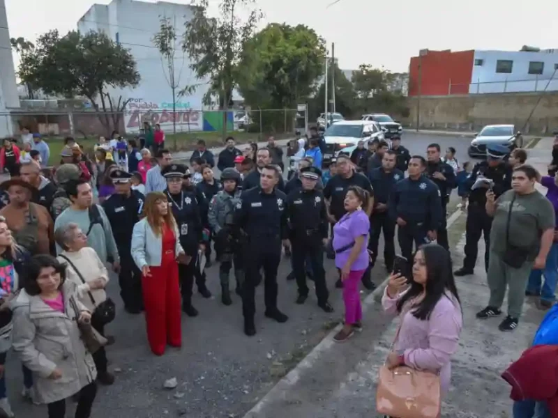 Mantiene SSC de Puebla proximidad en colonias al sur de la ciudad