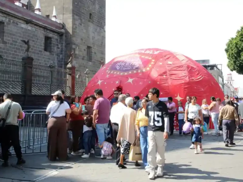 Invita Gobierno de la Ciudad a visitar el domo sensorial "Sintamos la Navidad"