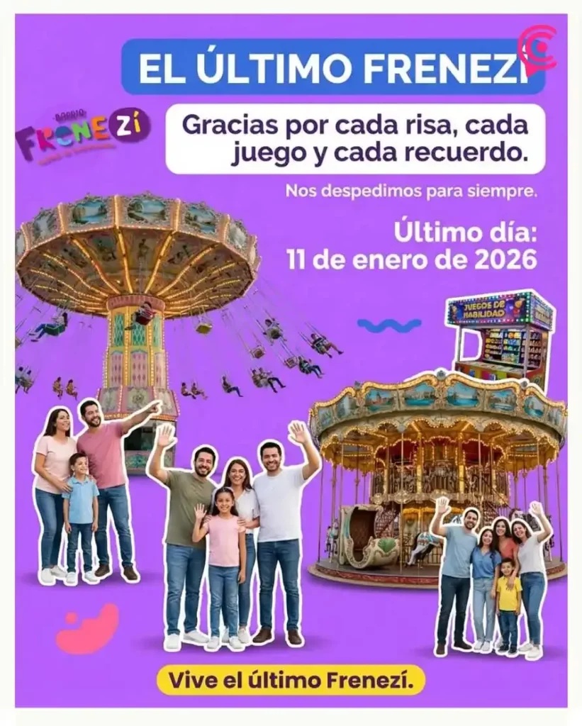 Barrio Frenezí cierra parque de diversiones en Explanada Puebla; se suma al de Cuernavaca