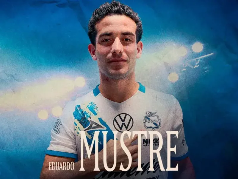 Club Puebla anuncia fichaje del delantero Eduardo Mustre