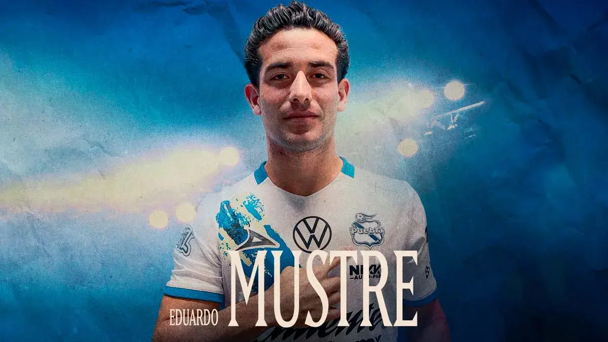 Club Puebla anuncia fichaje del delantero Eduardo Mustre