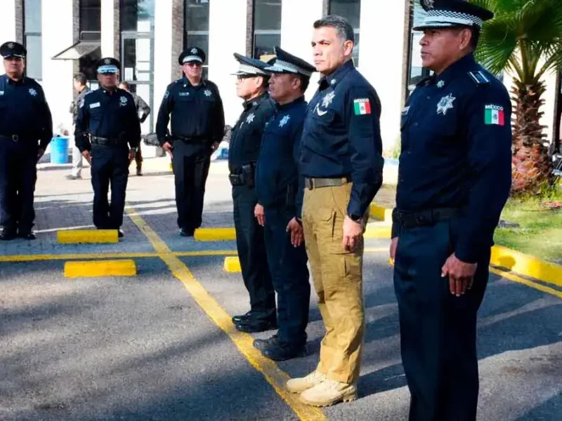 Félix Pallares refuerza seguridad en Comisaría Sur de SSC Puebla en Nochebuena
