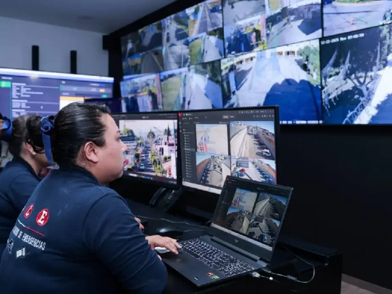 Amplía Lupita Cuautle red de videovigilancia de San Andrés Cholula