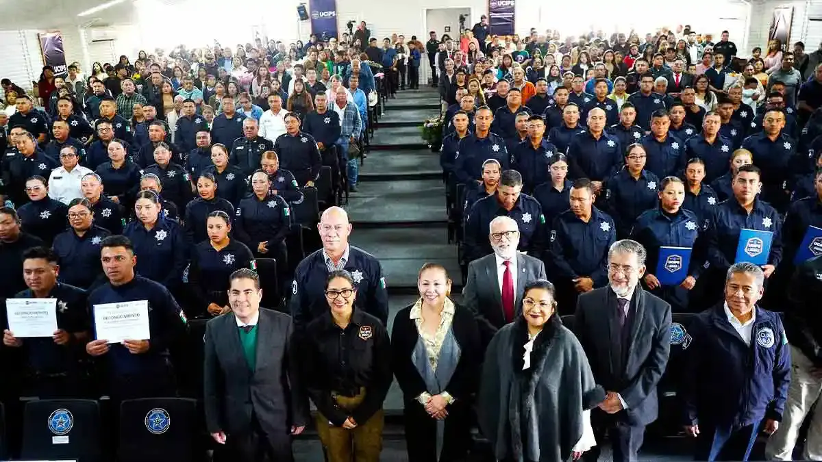 Puebla gradúa 303 policías de Proximidad en 2025 desde la UCIPS